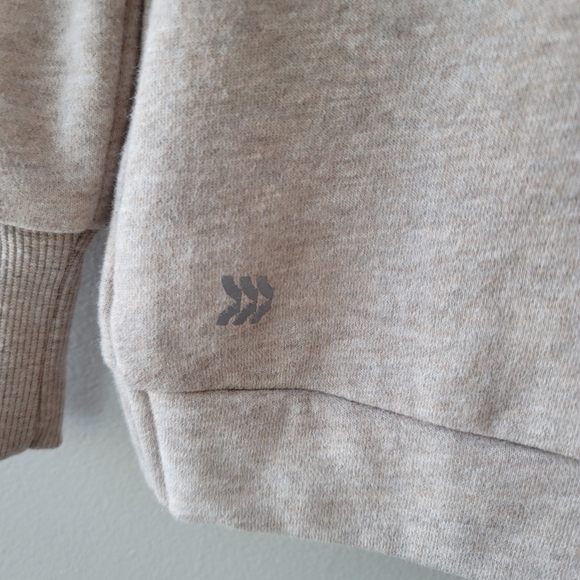 🌼Girls🌼All in Motion tunic sweatshirt Heather oatmeal large - Picture 6 of 9